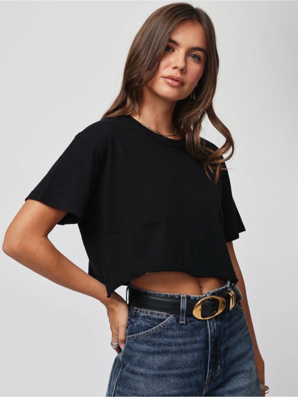 Stillwater Cropped Boyfriend Tee
